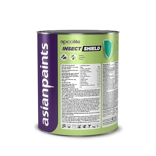 Asian Paints Apcolite Insect Shield Paint (1L) | White Enamel Glossy Paint