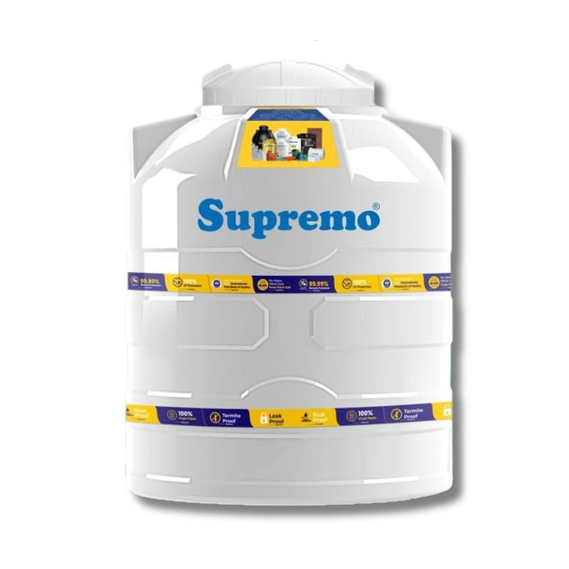 Efficacy supremo Four-Layer Roto Molded Water Tank with Double Lid System | 100%