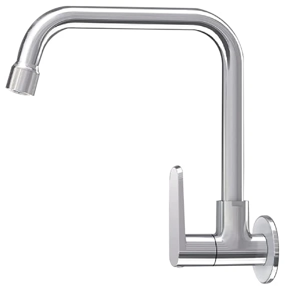 Kohler Beam Wall-Mount Sink Tap for Kitchen - Single Lever Cold-Only Kitchen Fau