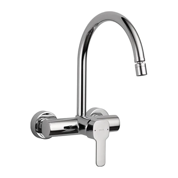 Delta Faucet Wall Mount Kitchen Sink Faucet I 10 Year Warranty I Dual Spray Kitc