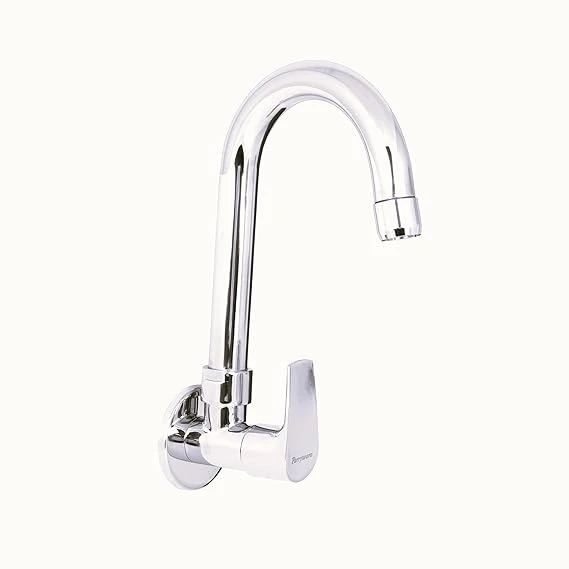 PARRYWARE Primo Series Wall Mount Cold ONLY Sink Cock (Chrome) | Single Lever, B