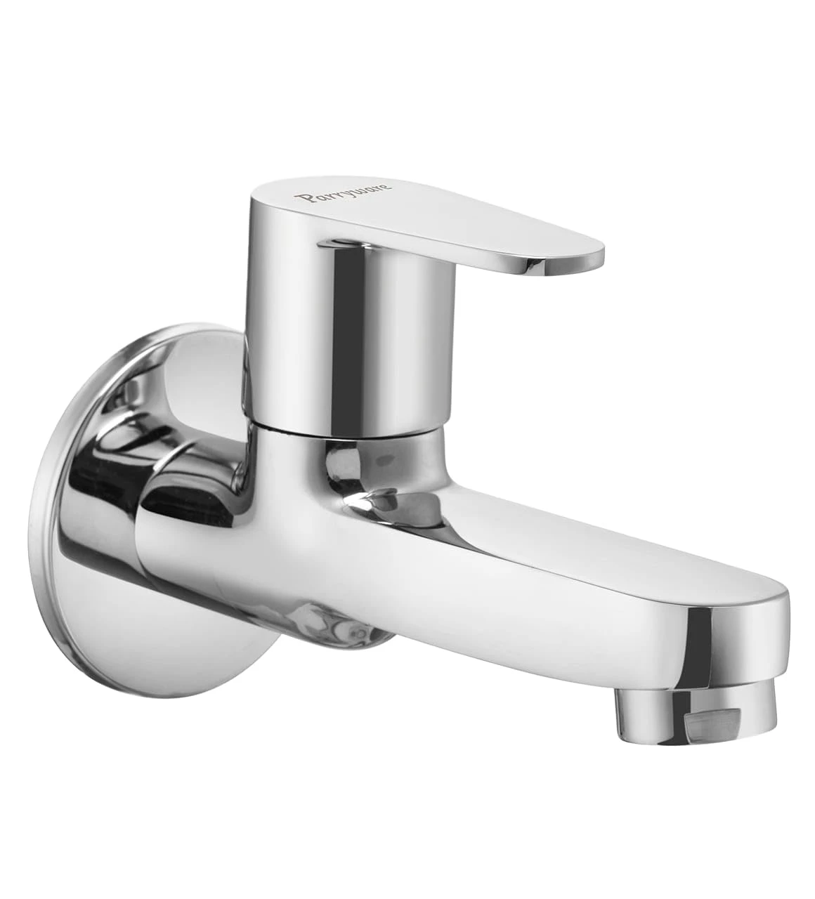 Parryware Long Body Bib Cock | Chrome Finish Brass Faucet | Water Tap for Bathro