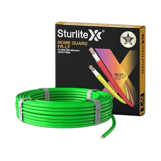 Sturlite Home Guard FR-LF 45 Meter Wire, (1 Sq.mm) PVC Insulated Pure Copper Wir