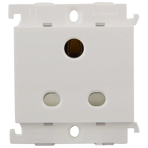 Legrand Polycarbonate Mylinc 6A 2/3Pin Multi-Socket 675550