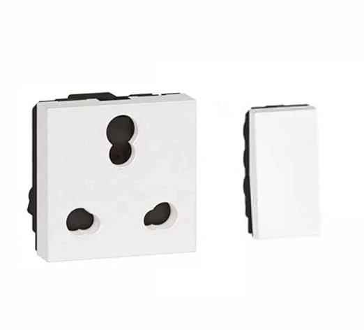 Legrand Plexo Box 3 Module Waterproof Enclosure with 16A Switch and Socket (Swit