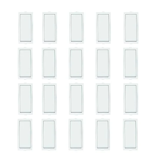 Anchor by Panasonic 6 A Polycarbonate Roma One Way Switch (White, Pack of 20)