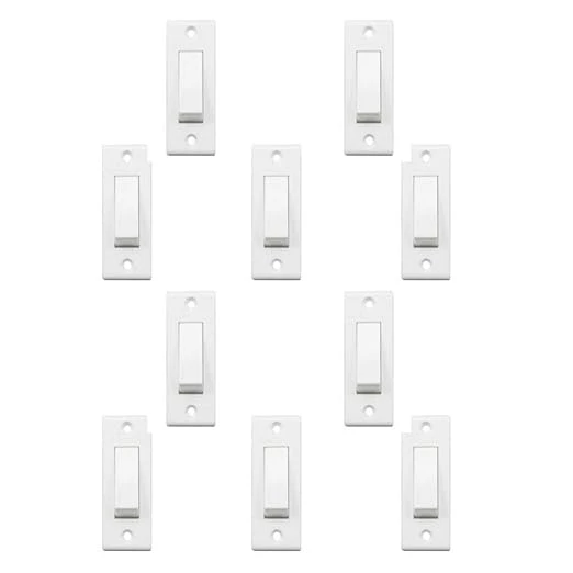 anchor by panasonic Penta 6 Ampere 240V 1-Way Switch Deluxe (Ip20) 38058, White 