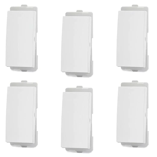 Schneider electric Opale-6A 1 Way Switch (Pack of 6)
