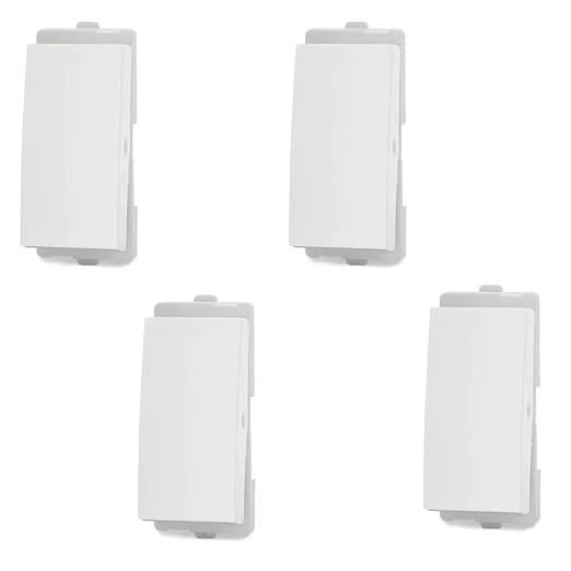 Schneider electric Opale-6A 1 Way Switch (Pack of 4)