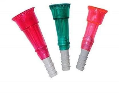 Generic PVC Tap Connector Set, 15mm Hose Pipe Fitting, 3-Piece for Kitchen, Gard