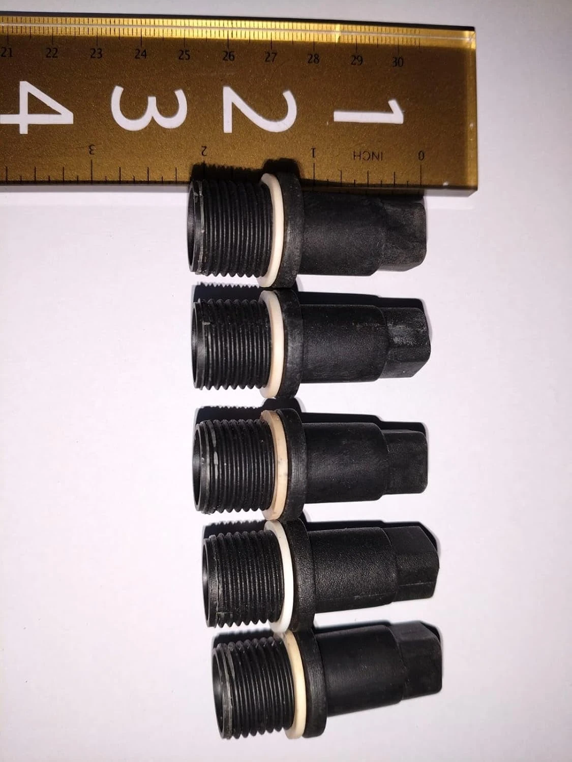 Half Inch PVC End Plug with Collar, Pipe Dummy (25)