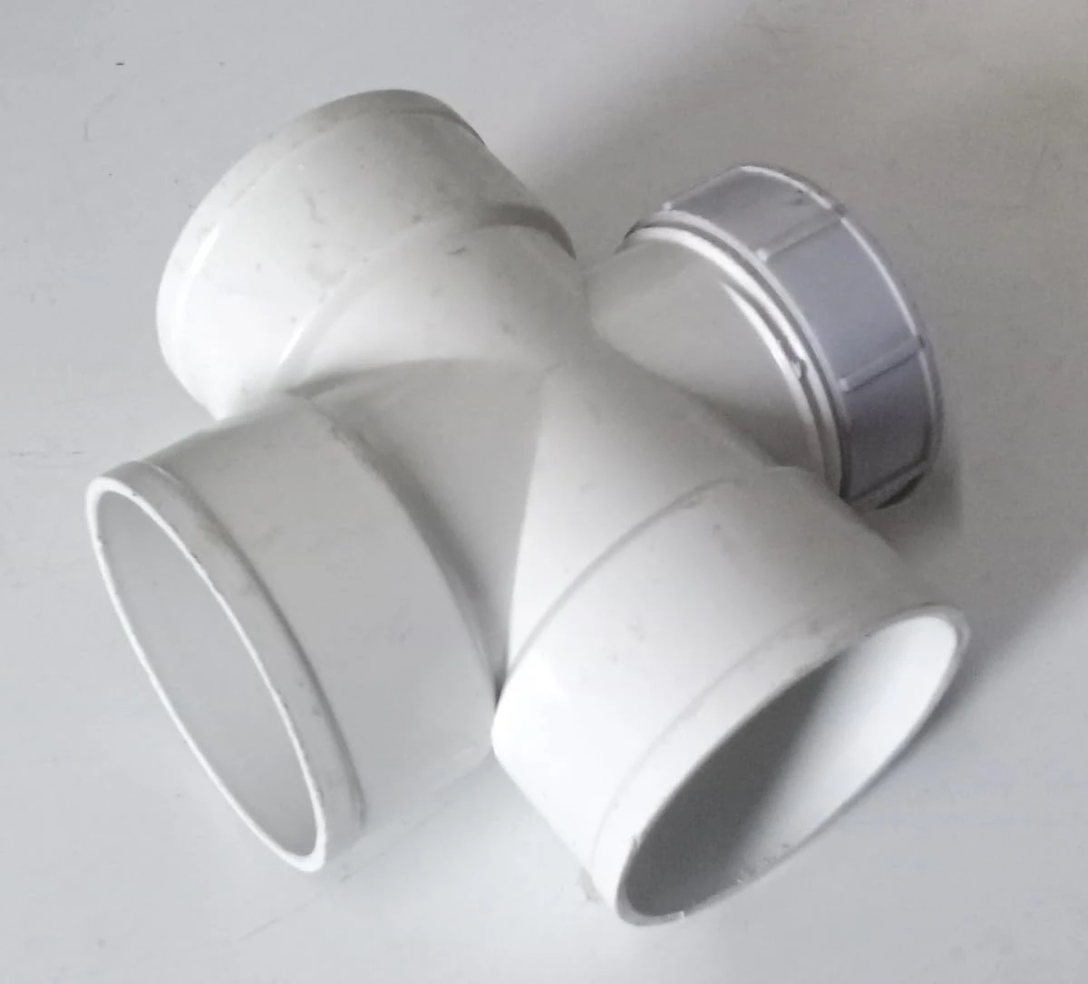PVC Drainage Pipe Fittings Equal TEE with Door 75mm