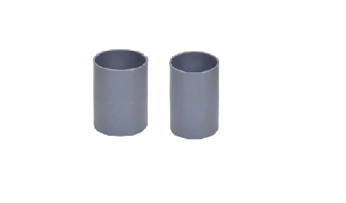 PVC Coupling-1/2"Cylindrical plumbing fitting used to connect two sections of 1/