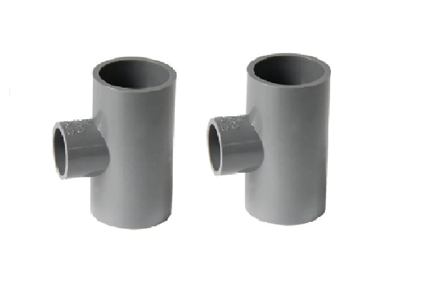 1"׾"PVC Reducing Tee fitting with three openings, use to connect pipes of differ