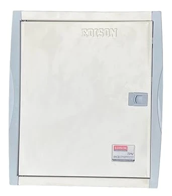 6 Way Three Phase Neutral (TPN) Double Door Distribution Board | TPN MCB Box, Do