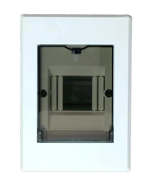 DeHMY Clear Cover MCB Power Distribution Box/Mcb Box 4 Way)