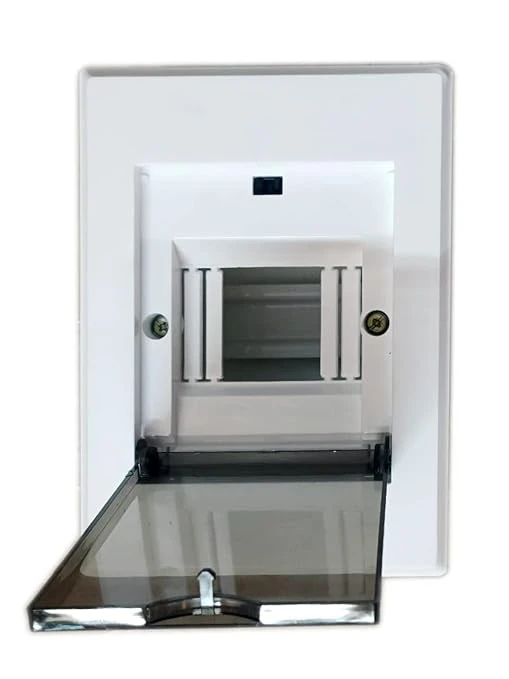 DeHMY Clear Cover MCB Power Distribution Box/mcb box (4way)