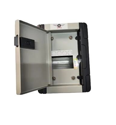 DeHM MCB Box double door with PVC Enclosure with Cover Against water Splash (4 W