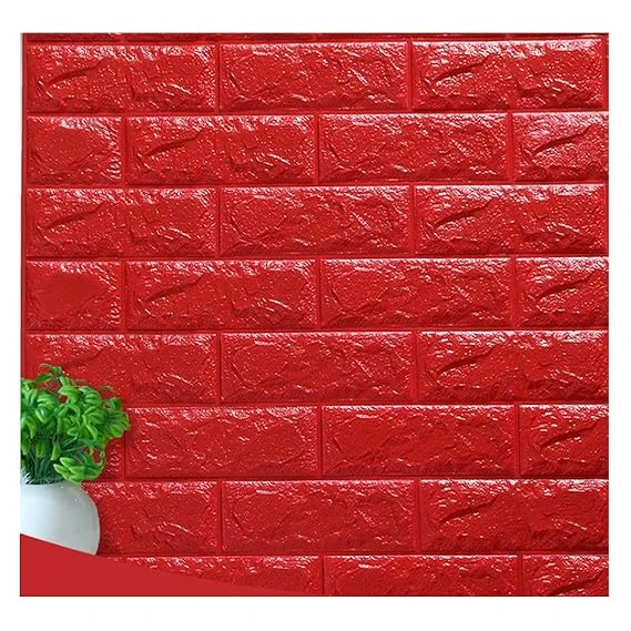 SAYFINE Brick Pattern 3D Wallpaper for Walls - Soft PE Foam, Easy Peel-and-Stick