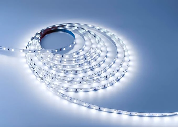 MAGIK Stream LED Strip Light (Cool White, 6500K) 5 Meter with Adapter | 5W/Mtr |