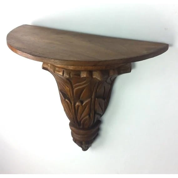 AESTHETIC DECOR Antique Traditional Design Wall Mounted Floating Shelf Wooden Wa