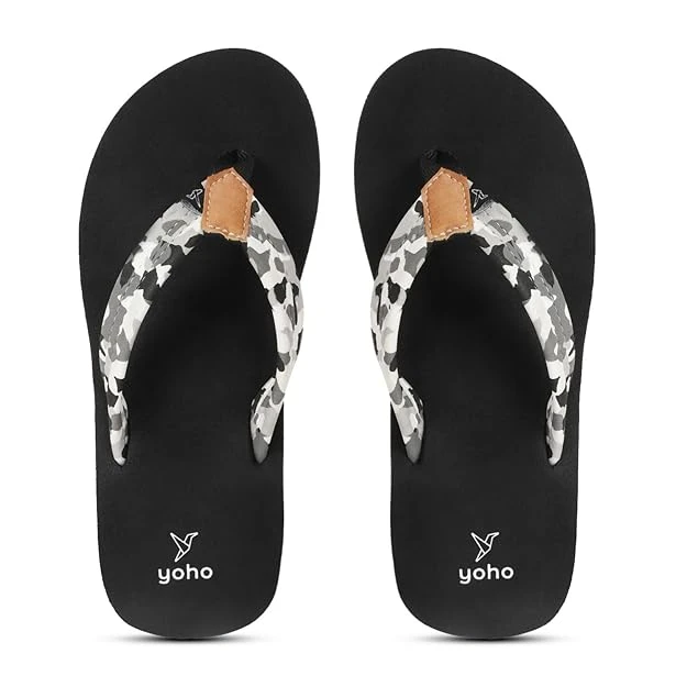 YOHO Marble Slippers for Women | Cushioned Slippers| Lightweight| Waterproof