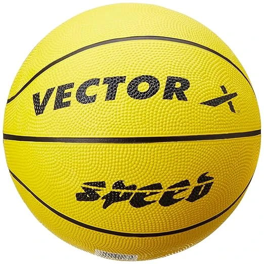Vector X Speed Indoor/Outdoor Basketball with Air Needle Rubber Material, for Wo