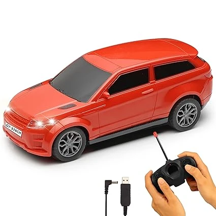 Gooyo GY-338CH Rechargeable Remote Control Car Toy | Red Color, Power Source: Li