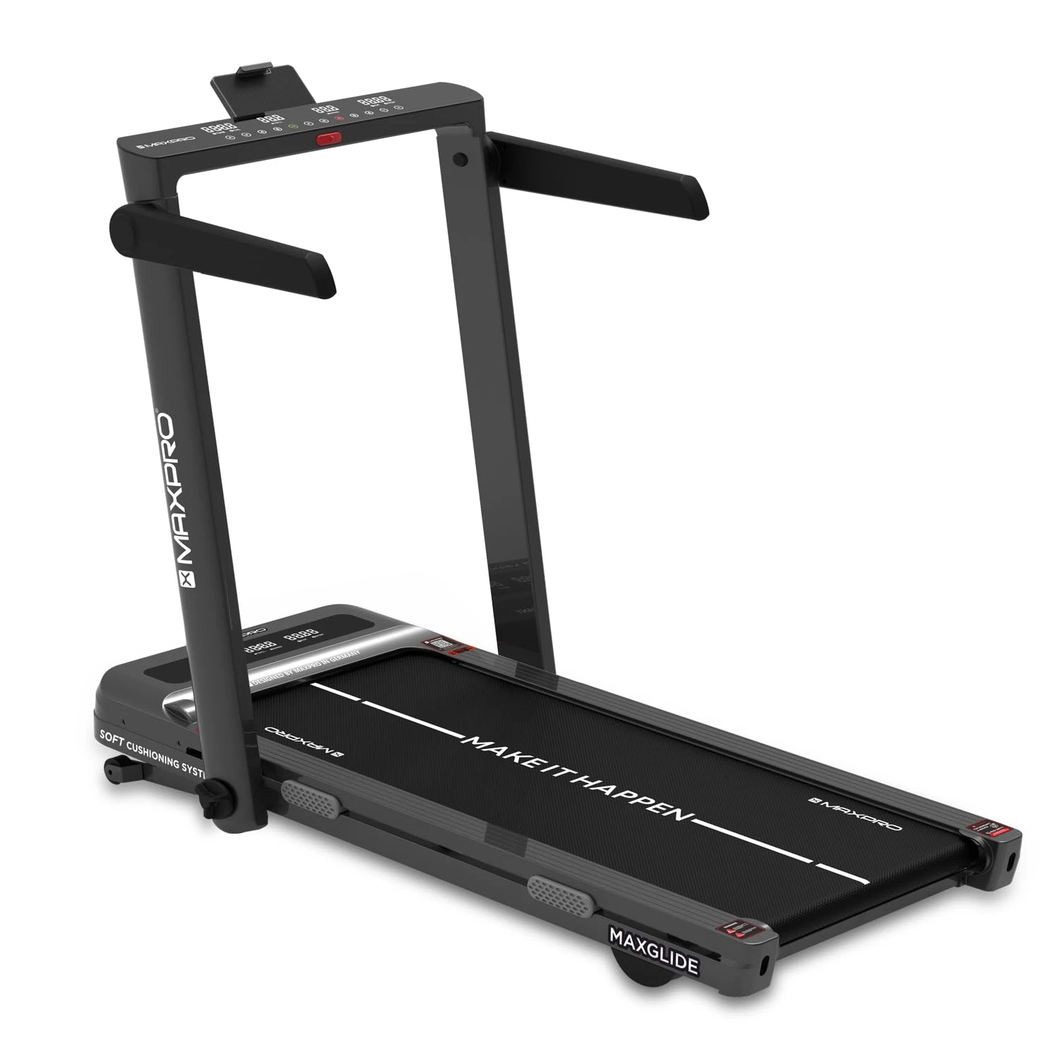 MAXPRO Glide 4.5HP Peak Motor 3 in 1 Foldable Treadmill with Remote Control,12% 