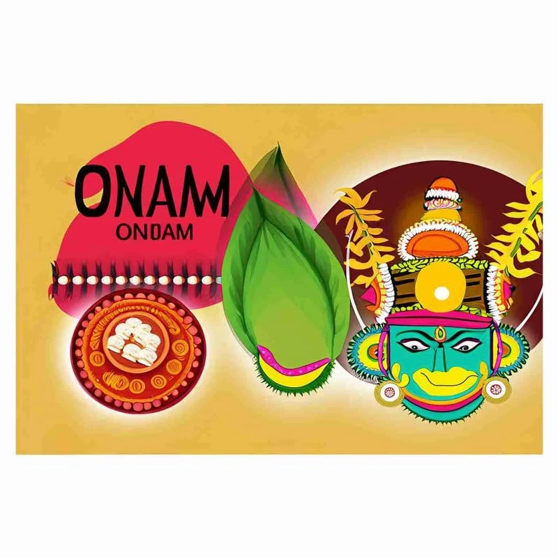 SAF paintings kerela Traditional Festival Onam Wall Poster For Home decoration O
