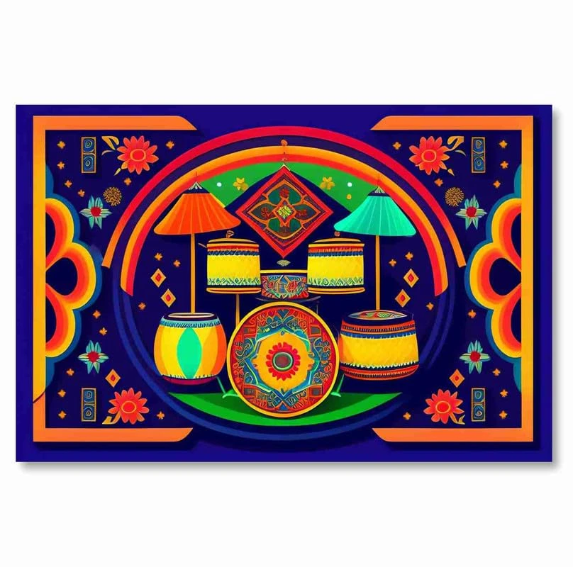 SAF paintings kerela Traditional Festival Onam Wall Poster For Home decoration O