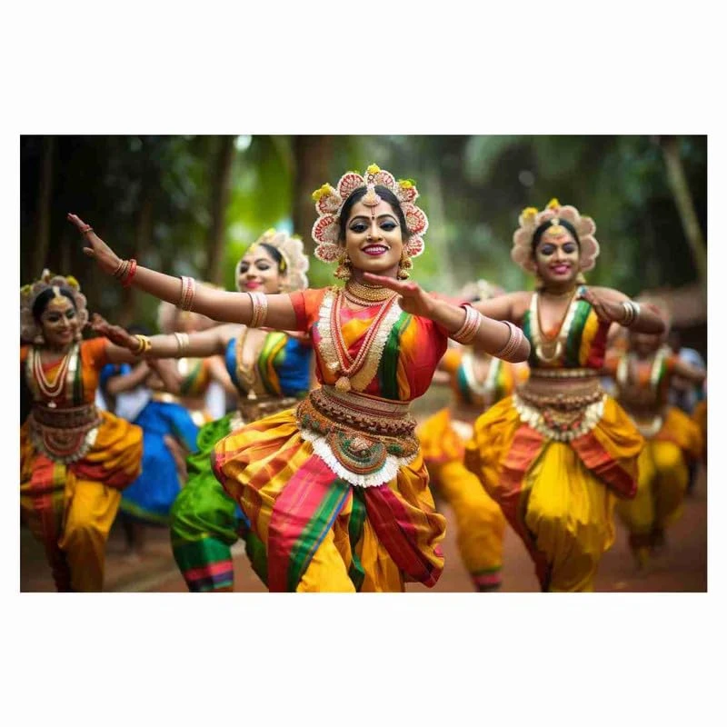 SAF paintings kerela Traditional Festival Onam Wall Poster For Home decoration O