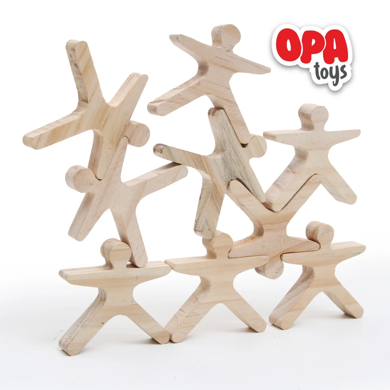 Wooden Acrobats Balancing Toy – 16 Pc Balancing Toy for Creative Play