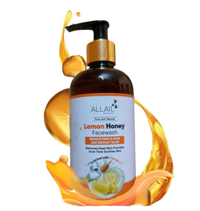 Lemon Honey Face wash 300ml for pimple,instant glow