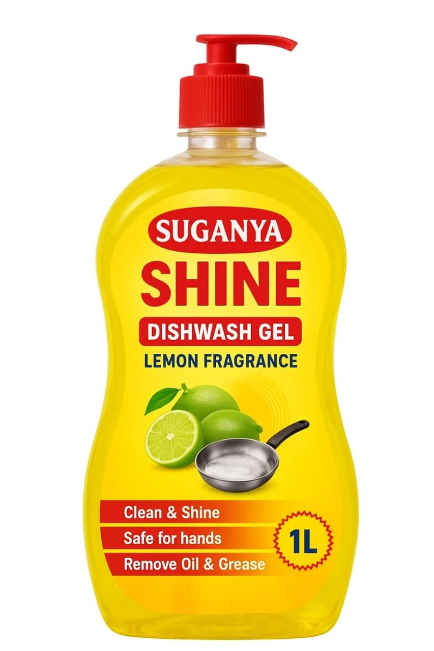 1L Dish Wash Gel |Wash Gel  Powerful Grease Cutter for Shine & Freshness